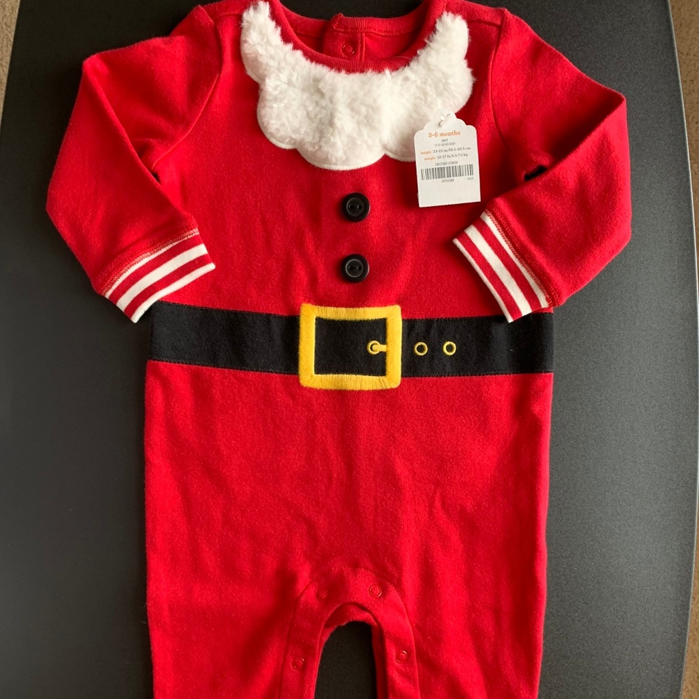 Gymboree Boy's Santa Outfit, 3-6 mos., NWT